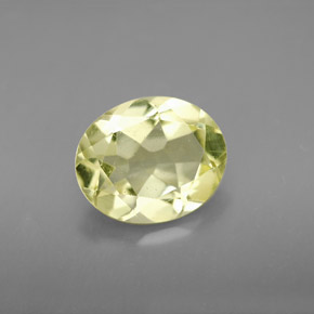 Cuarzo amarillo natural de 2,91 ct, corte óvalo, VVS