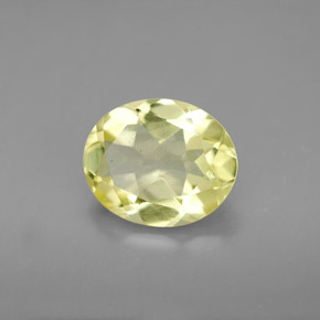 Cuarzo amarillo natural de 2,91 ct, corte óvalo, VVS