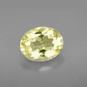 Cuarzo amarillo natural de 3,47 ct, corte óvalo, VVS