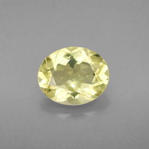 Cuarzo amarillo natural de 2,96 ct, corte óvalo, VVS