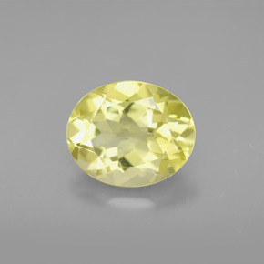 Cuarzo amarillo natural de 3,03 ct, corte óvalo, VVS