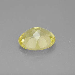 Cuarzo amarillo natural de 3,03 ct, corte óvalo, VVS
