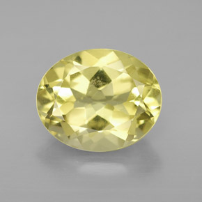 Cuarzo amarillo natural de 3,30 ct, corte óvalo, VVS