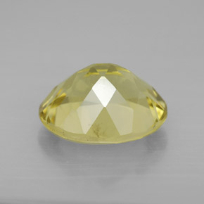 Cuarzo amarillo natural de 3,30 ct, corte óvalo, VVS