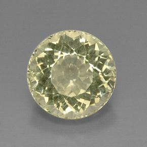 Cuarzo amarillo natural de 7,81 ct, corte redondo, VVS-VS
