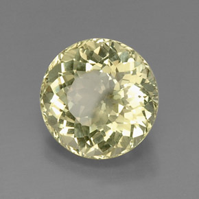 Cuarzo amarillo natural de 7,81 ct, corte redondo, VVS-VS