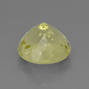 Cuarzo Limón natural de 8.47 ct, Corte Redondo, VVS