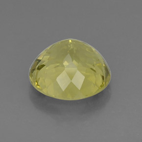 Cuarzo Limón natural de 7.13 ct, Corte Redondo, VVS-VS
