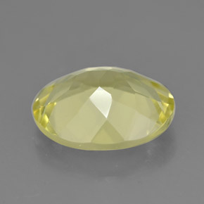 Cuarzo amarillo natural de 2,95 ct, corte óvalo, VVS
