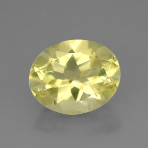 Cuarzo amarillo natural de 3,29 ct, corte óvalo, VVS