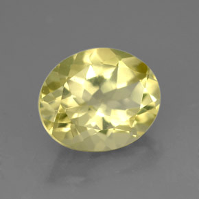 Cuarzo amarillo natural de 3,29 ct, corte óvalo, VVS