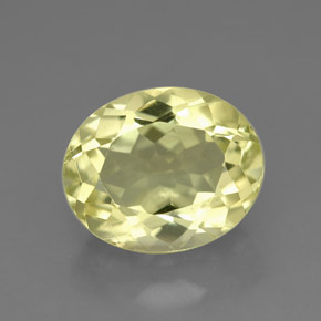 Cuarzo amarillo natural de 3,95 ct, corte óvalo, VVS