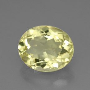 Cuarzo amarillo natural de 3,95 ct, corte óvalo, VVS