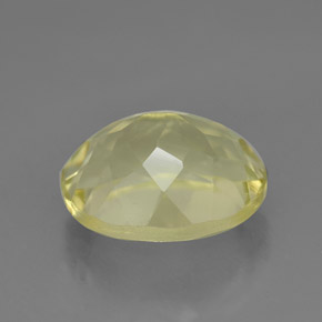 Cuarzo amarillo natural de 3,95 ct, corte óvalo, VVS