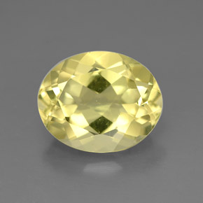 Cuarzo amarillo natural de 3,28 ct, corte óvalo, VVS