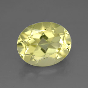 Cuarzo amarillo natural de 3,45 ct, corte óvalo, VVS