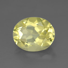 Cuarzo amarillo natural de 3,45 ct, corte óvalo, VVS