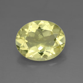 Cuarzo amarillo natural de 3,07 ct, corte óvalo, VVS