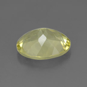 Cuarzo amarillo natural de 3,07 ct, corte óvalo, VVS