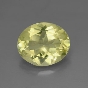 Cuarzo amarillo natural de 3,19 ct, corte óvalo, VVS