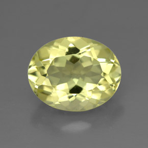 Cuarzo amarillo natural de 3,82 ct, corte óvalo, VVS