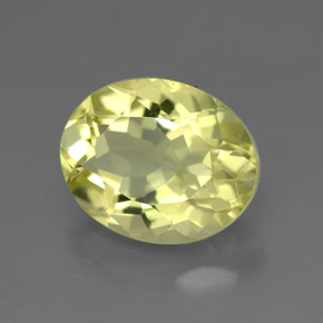 Cuarzo amarillo natural de 3,82 ct, corte óvalo, VVS