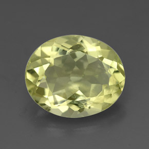 Cuarzo amarillo natural de 3,06 ct, corte óvalo, VVS-VS