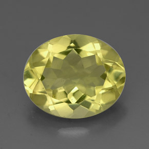 Cuarzo amarillo natural de 3,11 ct, corte óvalo, VVS