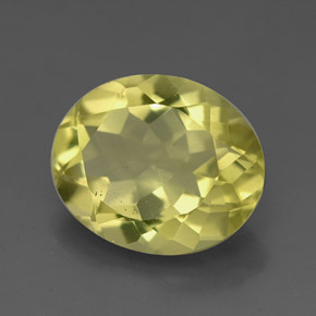 Cuarzo amarillo natural de 3,11 ct, corte óvalo, VVS