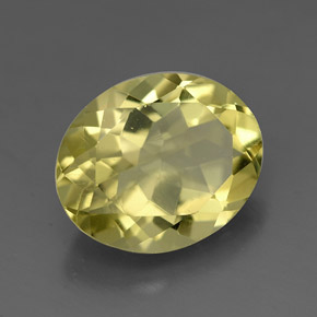 Cuarzo amarillo natural de 3,16 ct, corte óvalo, VVS