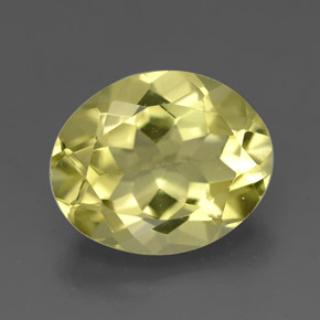 Cuarzo amarillo natural de 3,20 ct, corte óvalo, VVS