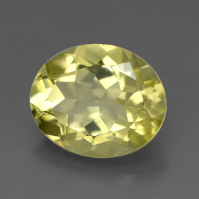 Cuarzo amarillo natural de 3,20 ct, corte óvalo, VVS
