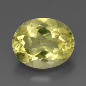 Cuarzo amarillo natural de 3,29 ct, corte óvalo, VVS