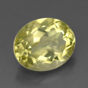 Cuarzo amarillo natural de 3,29 ct, corte óvalo, VVS