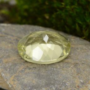Cuarzo amarillo natural de 3,14 ct, corte óvalo, VVS