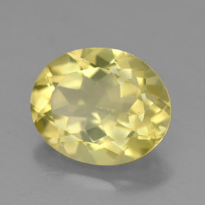 Cuarzo amarillo natural de 3,16 ct, corte óvalo, VVS-VS
