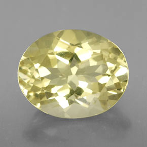Cuarzo amarillo natural de 3,28 ct, corte óvalo, VVS-VS