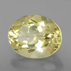 Cuarzo amarillo natural de 3,28 ct, corte óvalo, VVS-VS