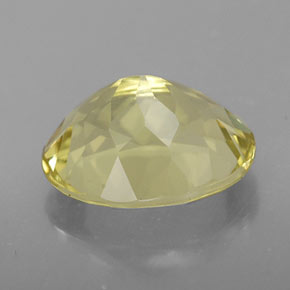Cuarzo amarillo natural de 3,28 ct, corte óvalo, VVS-VS