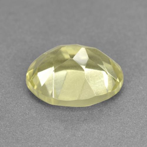 Cuarzo amarillo natural de 3,49 ct, corte óvalo, VVS