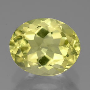 Cuarzo amarillo natural de 3,44 ct, corte óvalo, VVS
