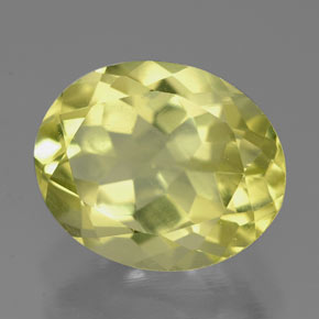 Cuarzo amarillo natural de 3,44 ct, corte óvalo, VVS