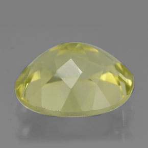Cuarzo amarillo natural de 3,44 ct, corte óvalo, VVS