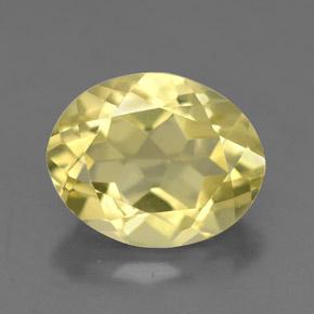 Cuarzo amarillo natural de 3,02 ct, corte óvalo, VVS