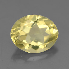 Cuarzo amarillo natural de 3,02 ct, corte óvalo, VVS