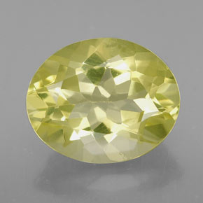 Cuarzo amarillo natural de 3,19 ct, corte óvalo, VVS