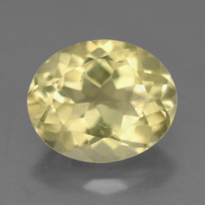 Cuarzo amarillo natural de 3,49 ct, corte óvalo, VS