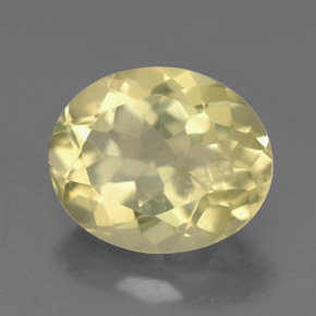 Cuarzo amarillo natural de 3,49 ct, corte óvalo, VS