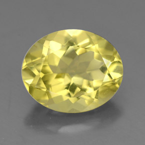 Cuarzo amarillo natural de 3,30 ct, corte óvalo, VVS