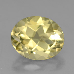Cuarzo amarillo natural de 3,28 ct, corte óvalo, VVS